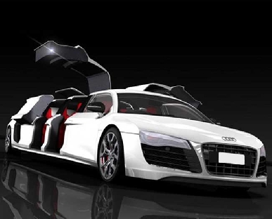 Audi R8 Limo Hire in Ilminster
