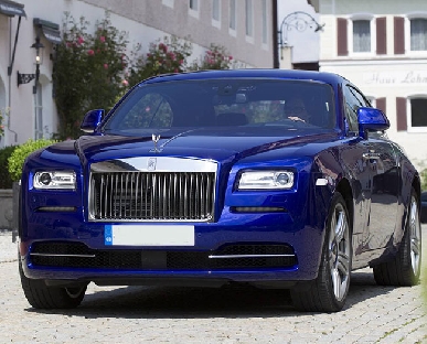 Rolls Royce Ghost - Blue Hire in Lichfield
