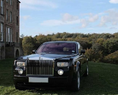 Rolls Royce Phantom - Black Hire in Porthleven
